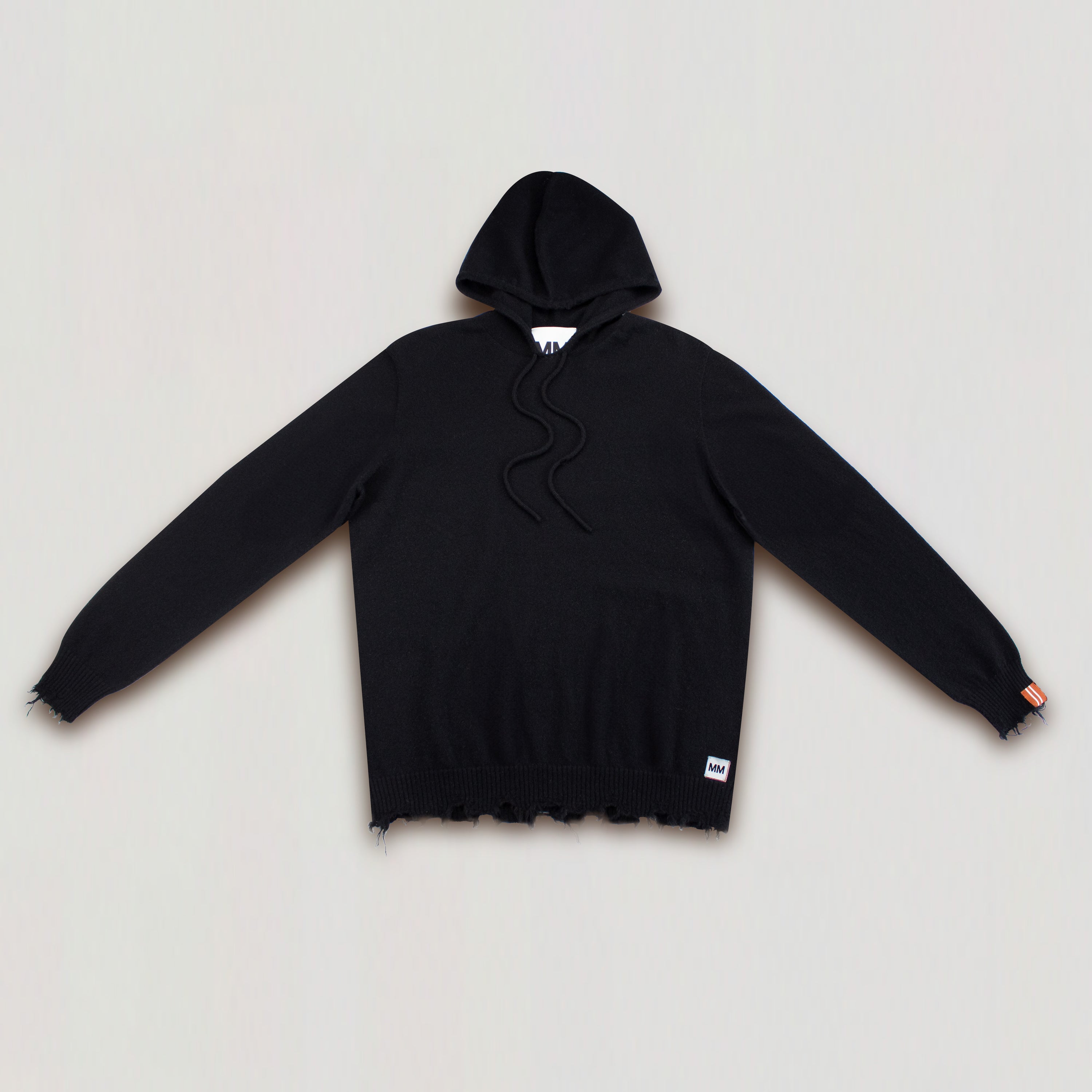 MM Black Cashmere Hoodie