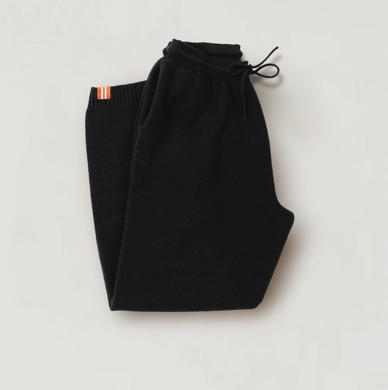 Black Cashmere Tailored-Fit Jogger