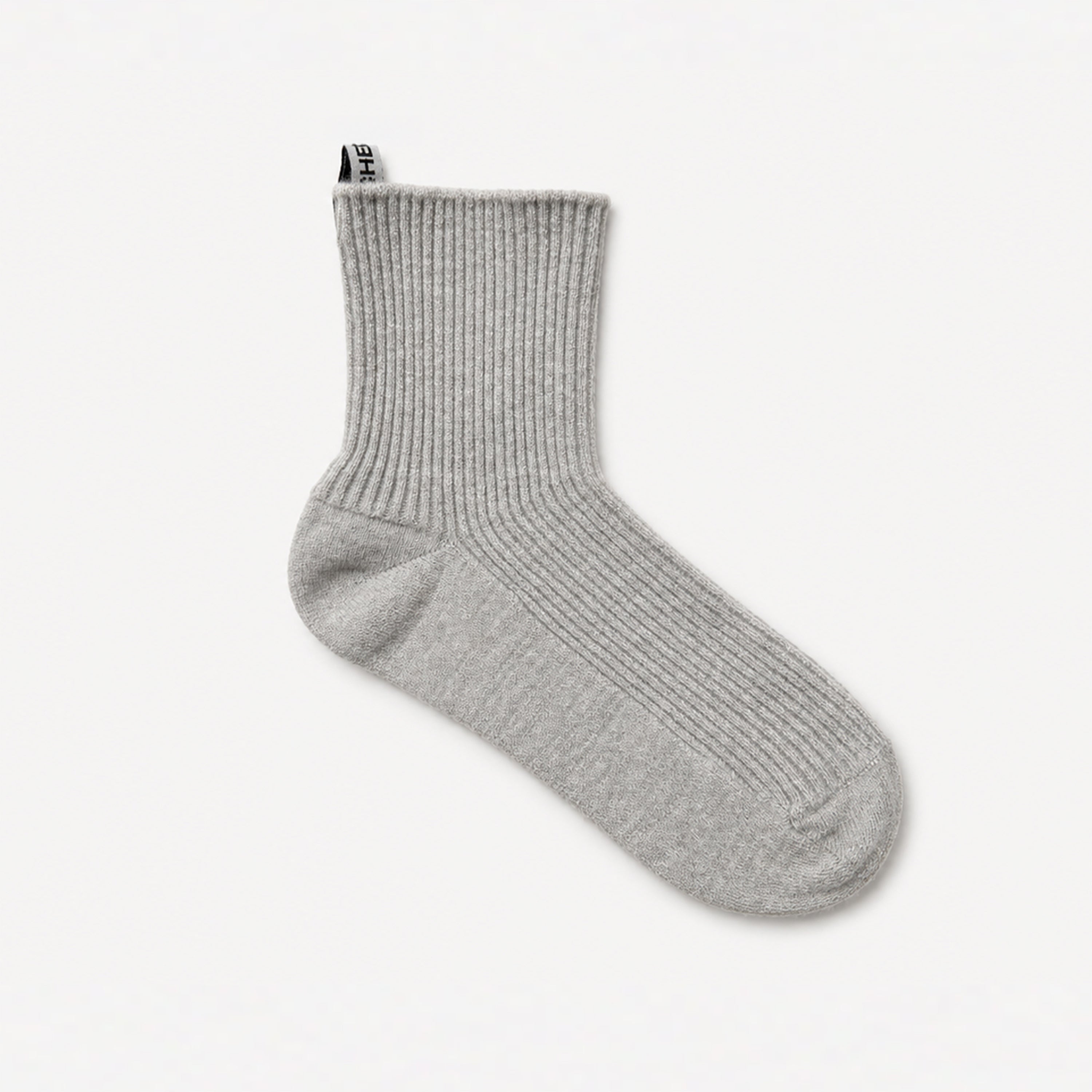 Off-Duty Cashmere Ribbed Sock
