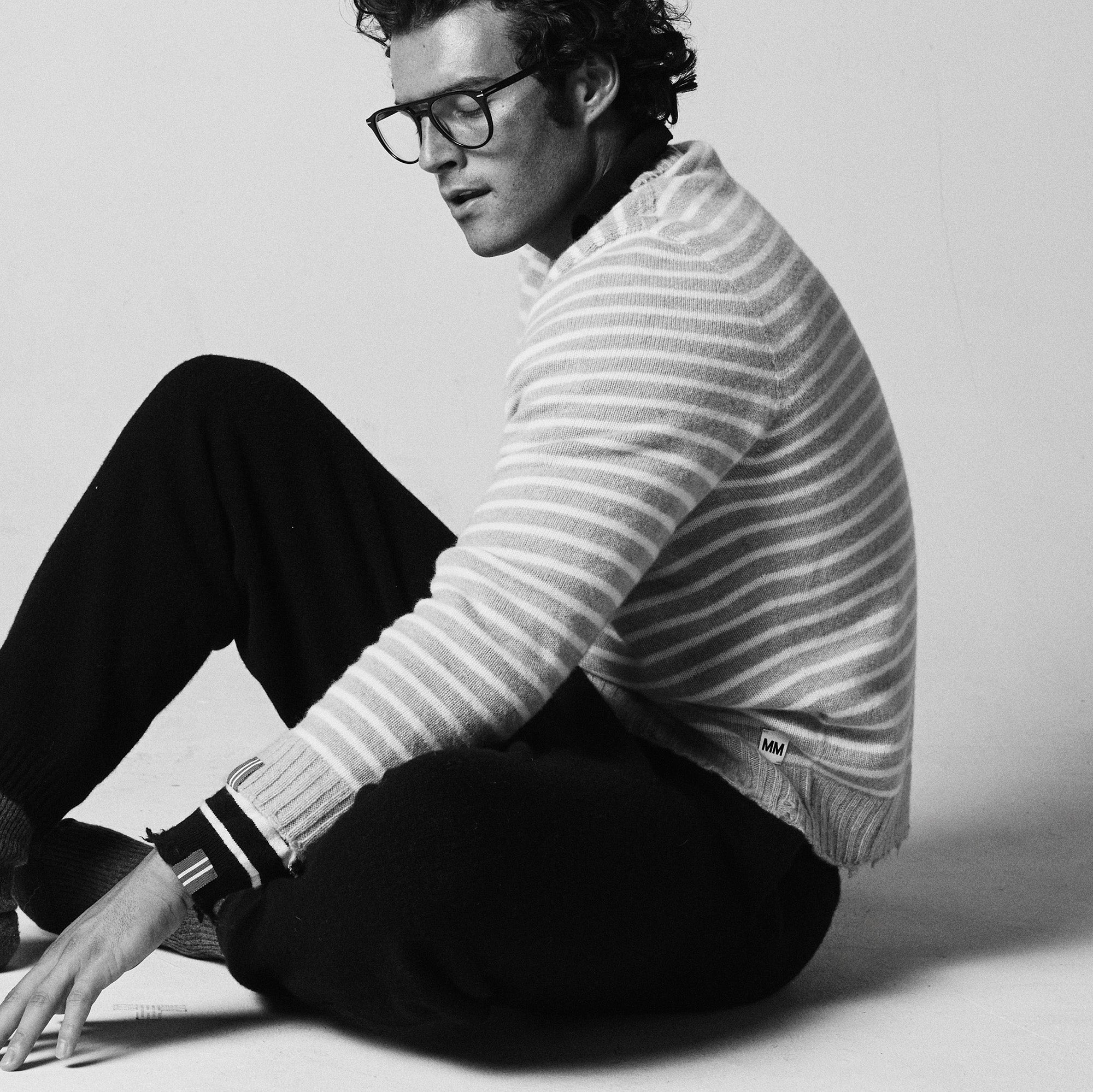 The Cashmere Grey Stripe