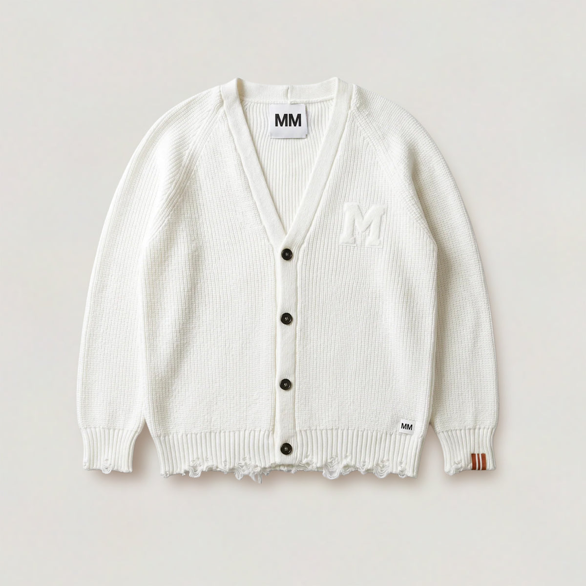 League Cardigan Off White
