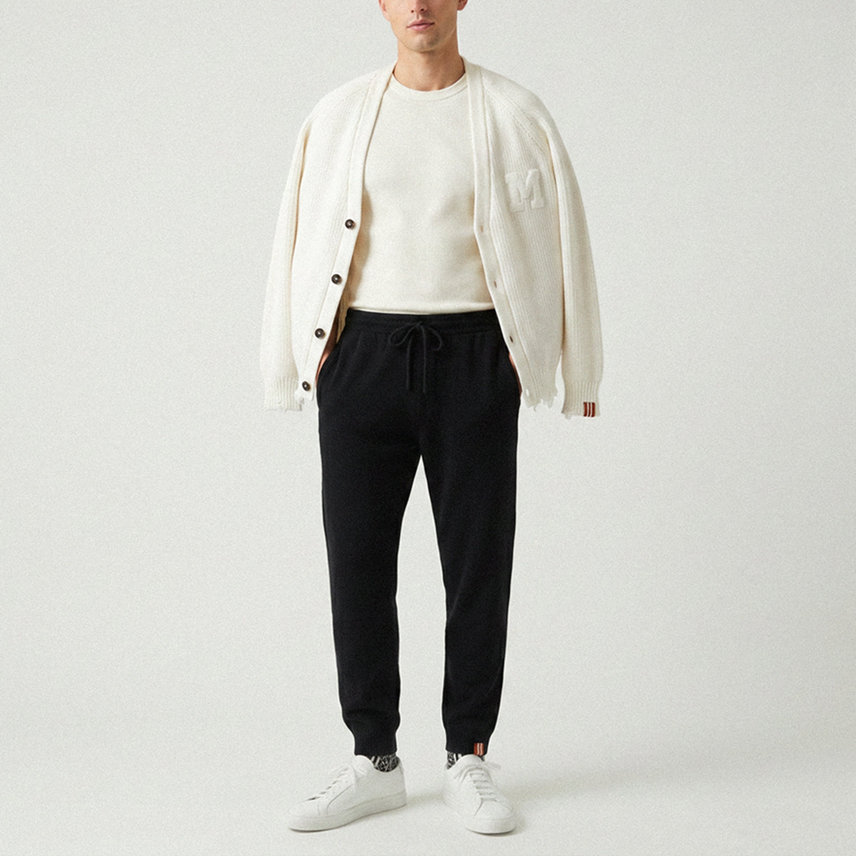 League Cardigan Off White – MICHEL MEN