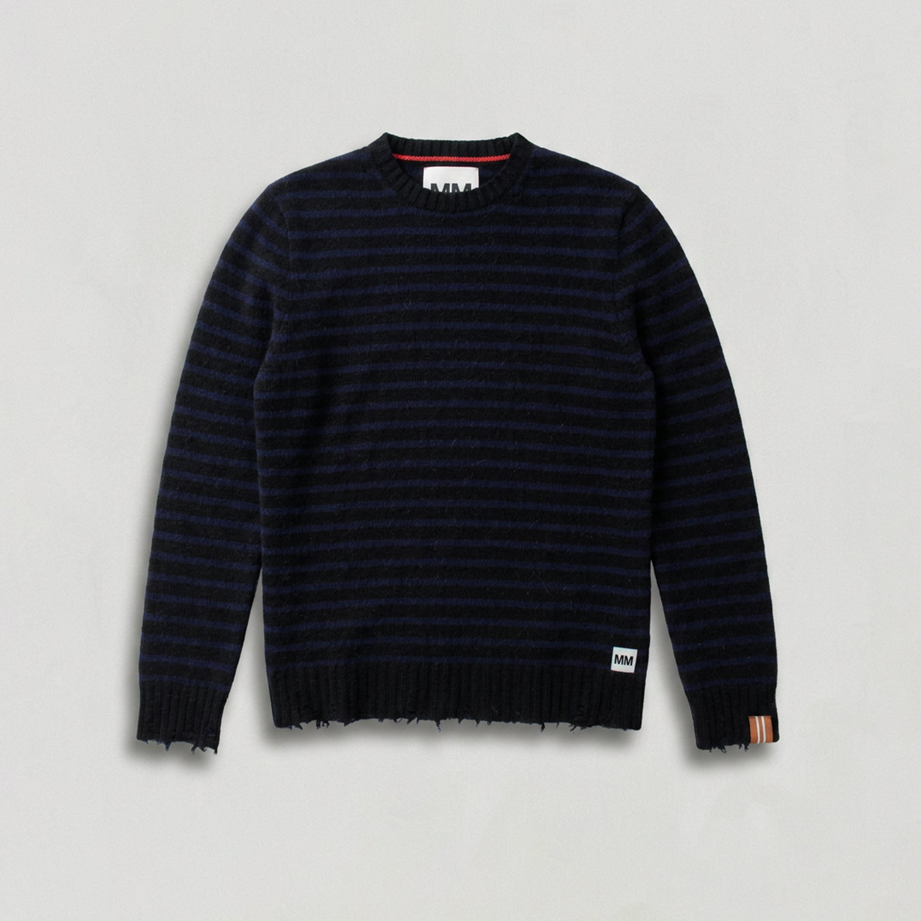The Cashmere Navy Stripe