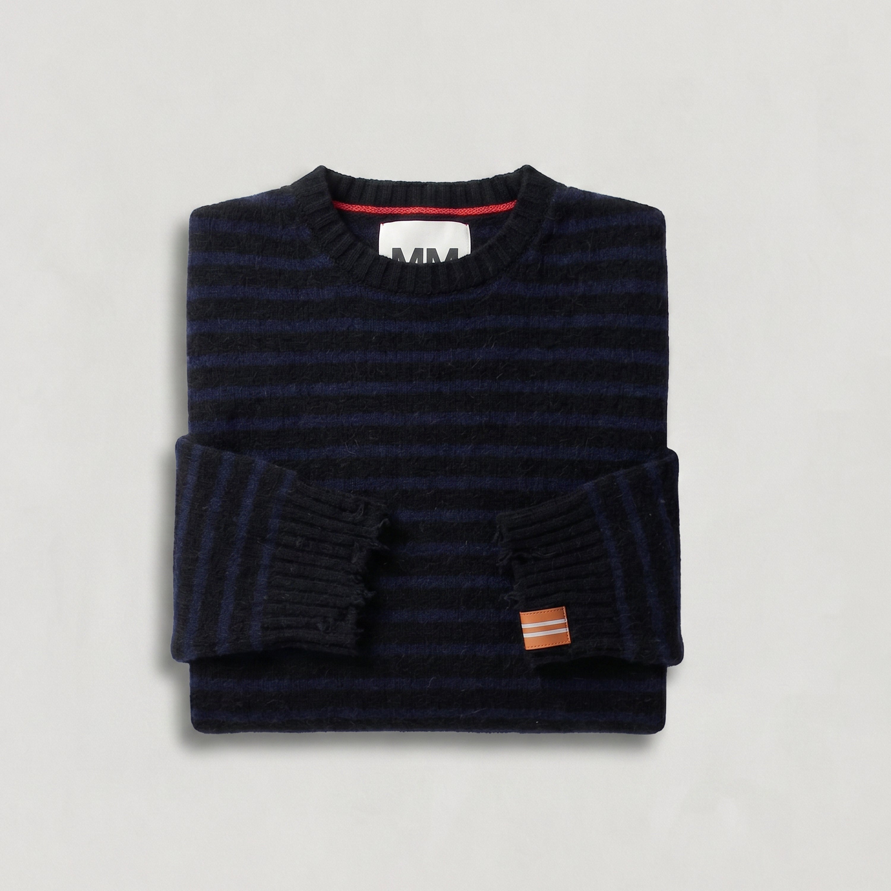 The Cashmere Navy Stripe