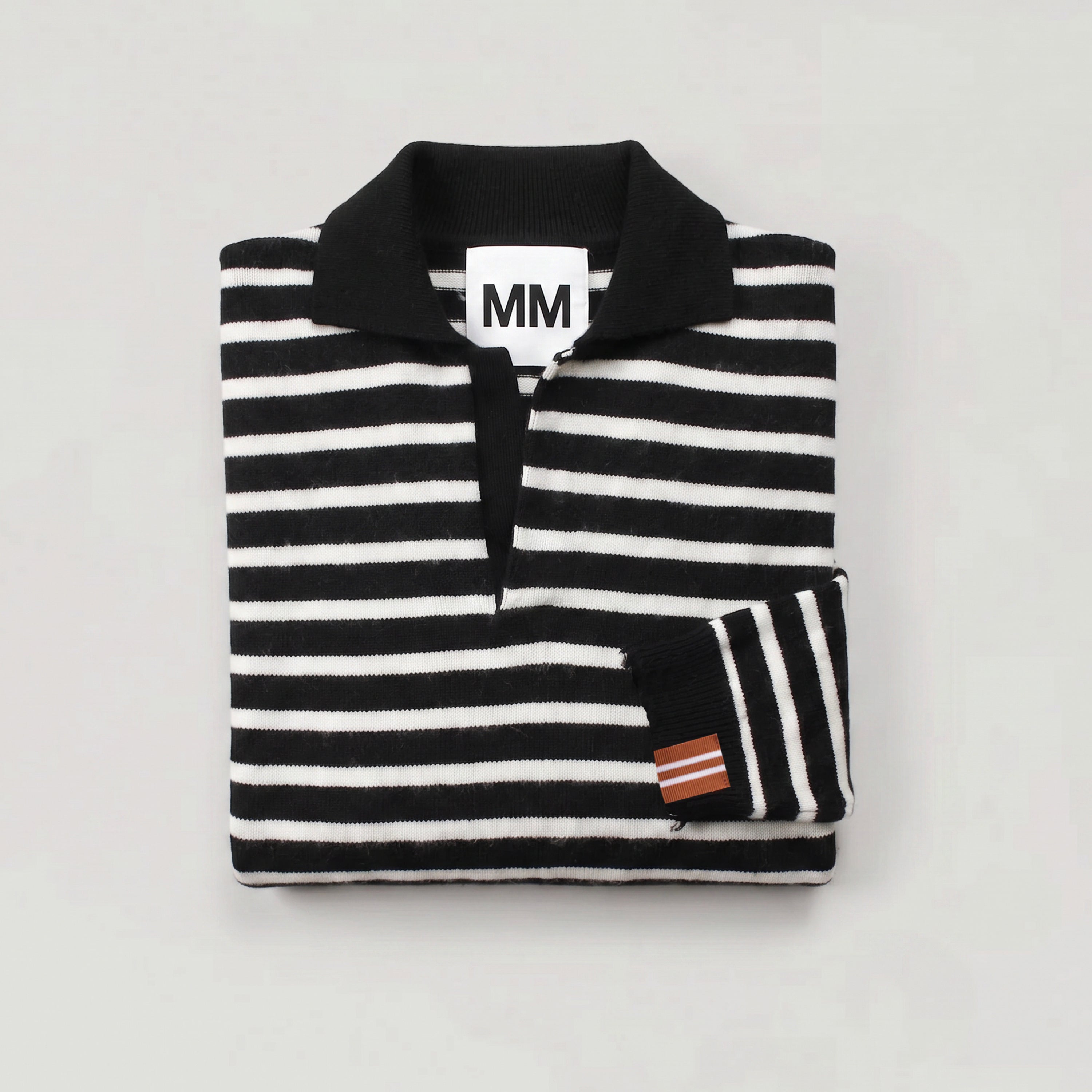 Titan Striped Cashmere Polo