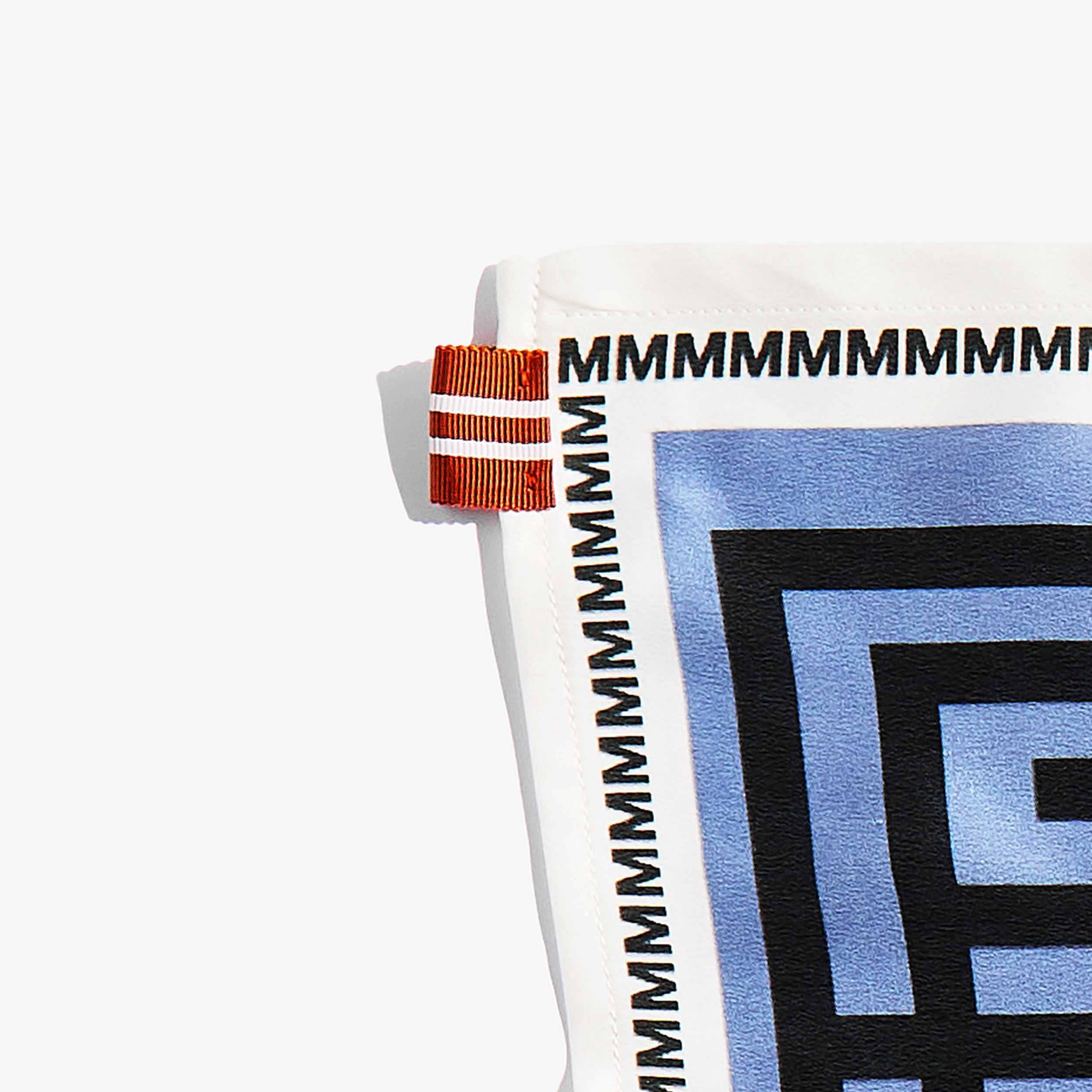 Blue Maze Silk Bandana